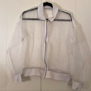 White mesh jacket